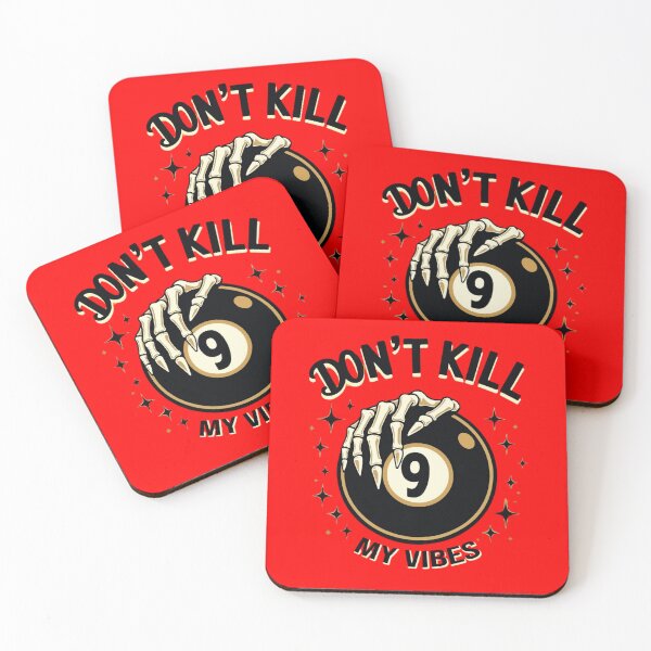 Item preview, Skull Eight Ball Don't Kill My Vibes designed and sold by Oniyasha.