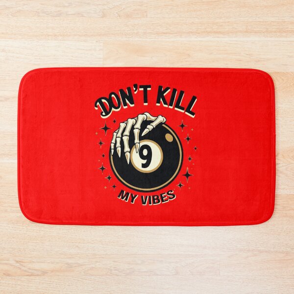 Item preview, Skull Eight Ball Don't Kill My Vibes designed and sold by Oniyasha.