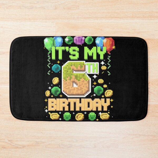Item preview, Birthday Boy It's My 6th Birthday Gamer Pixel Number 1  designed and sold by MarryIsMonth.