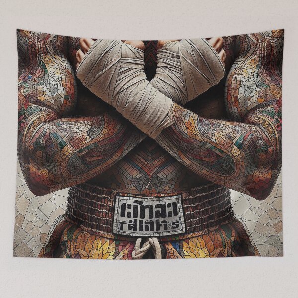 Item preview, Muay Thai trains the mind, body, discipline, and spirit.   designed and sold by Vanich-Panich.