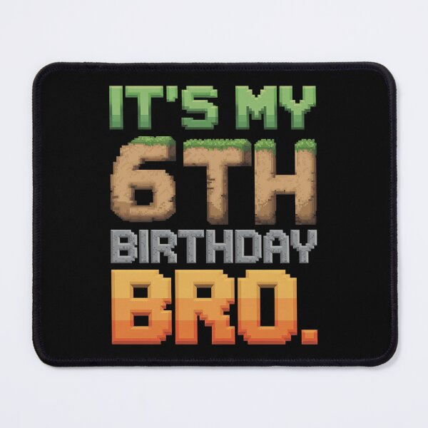 Item preview, Birthday Boy It's My 6th Birthday Video Game Pixel 1 designed and sold by MarryIsMonth.