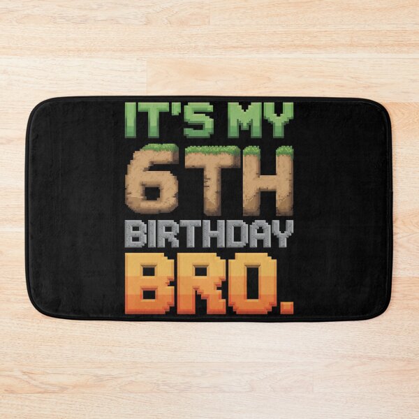 Item preview, Birthday Boy It's My 6th Birthday Video Game Pixel 1  designed and sold by MarryIsMonth.