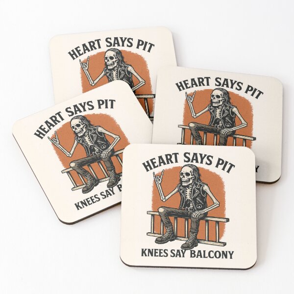 Item preview, Heart Says Pit Knees Say Balcony designed and sold by JI-PIXEL-PLACE.