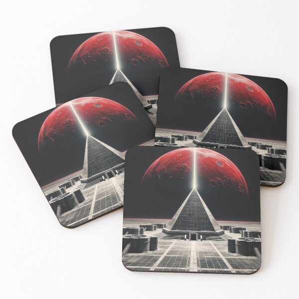 Item preview, Cosmic Pyramid Under The Red Planet designed and sold by Insomnia Art Designs.
