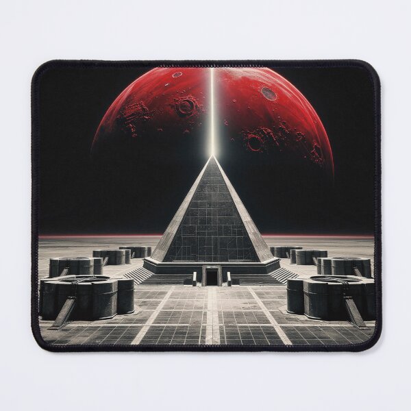 Item preview, Cosmic Pyramid Under The Red Planet designed and sold by Insomnia Art Designs.