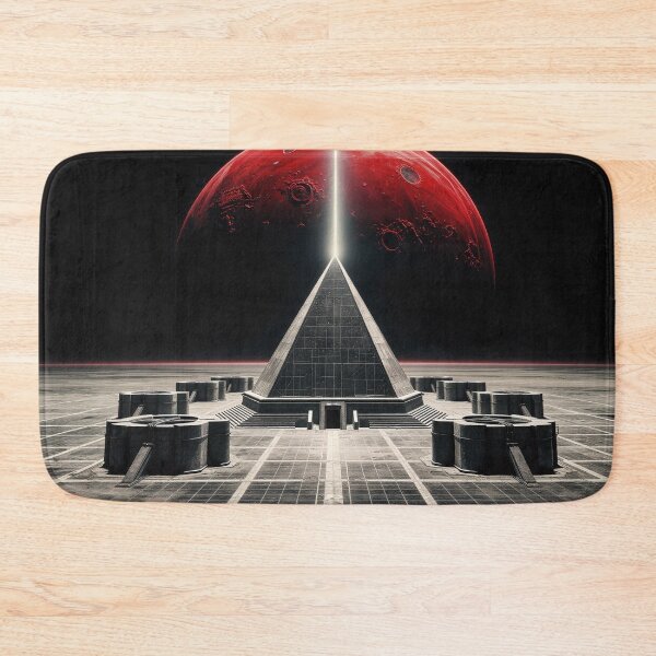 Item preview, Cosmic Pyramid Under The Red Planet designed and sold by Insomnia Art Designs.