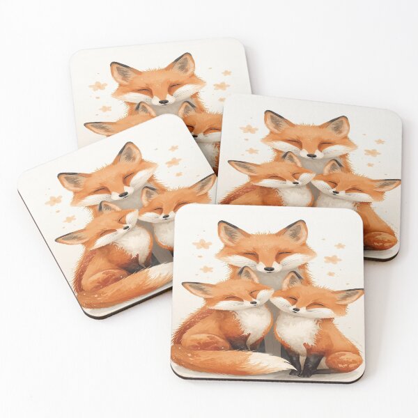 Item preview, Whimsical Illustrated Fox with Soft Gradients designed and sold by mari0n980.