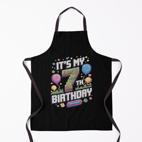 Item preview, Birthday Boy It's My 7th Birthday Gamer Pixel Number designed and sold by MarryIsMonth.
