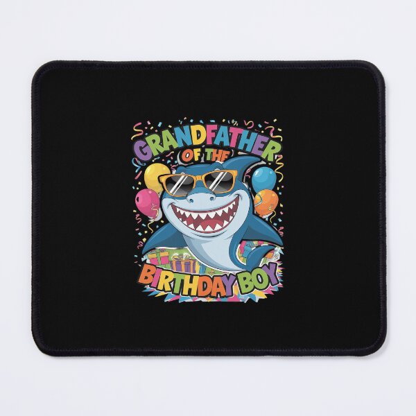 Item preview, Grandfather of the Birthday Boy Family Matching Party Shark designed and sold by SyntaxClaw.