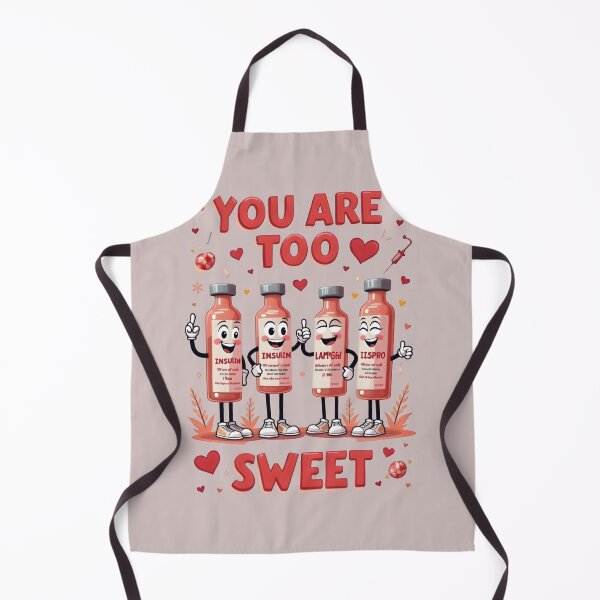 Item preview, You Are Too Sweet Funny Insulin Diabetes Type 1 Pun designed and sold by Splotchly.