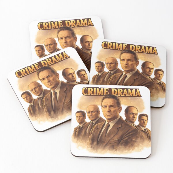 Item preview, Classic Crime Drama Poster – Gritty Detective Ensemble Artwork designed and sold by BABUSHOP5.