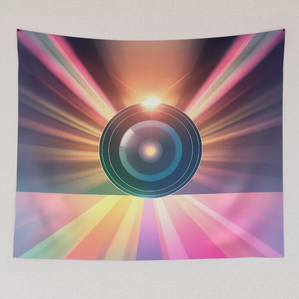 Item preview, Camera Lens Rainbow Light Rays designed and sold by Cine8.