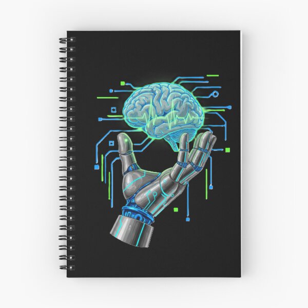 Item preview, The Future Within: Cybernetic Neural AI Connection Art designed and sold by MartinxMarie.