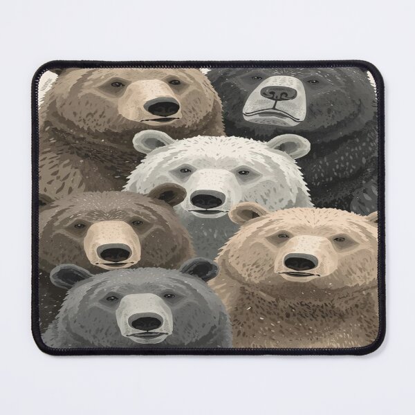 Item preview, Modern Illustrated Bear with Muted Colors designed and sold by mari0n980.