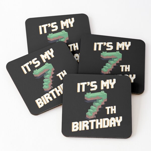 Item preview, Birthday Boy It's My 7th Birthday Gamer Pixel Number 5  designed and sold by MarryIsMonth.