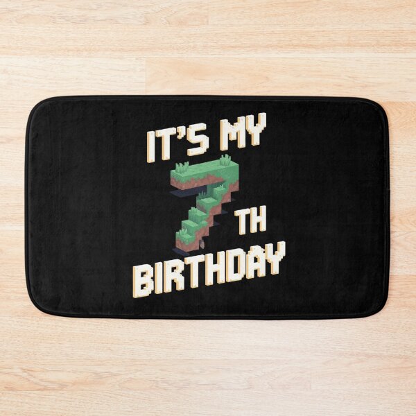 Item preview, Birthday Boy It's My 7th Birthday Gamer Pixel Number 5  designed and sold by MarryIsMonth.