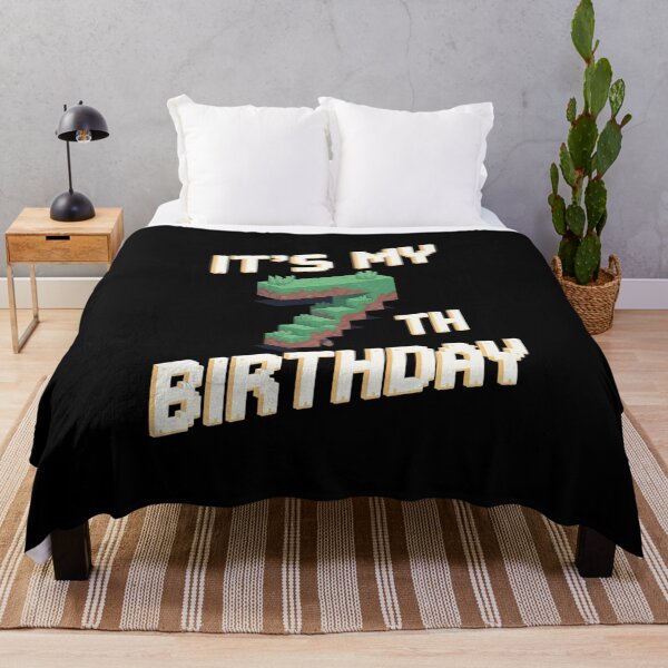 Item preview, Birthday Boy It's My 7th Birthday Gamer Pixel Number 5 designed and sold by MarryIsMonth.
