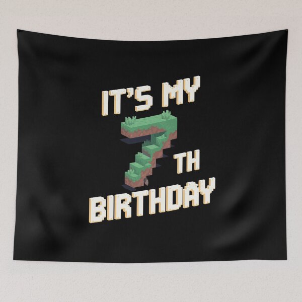 Item preview, Birthday Boy It's My 7th Birthday Gamer Pixel Number 5  designed and sold by MarryIsMonth.