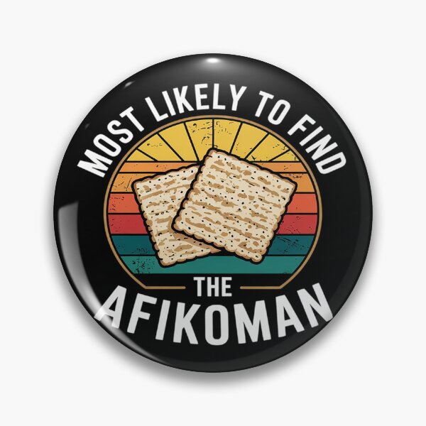 Item preview, Most Likely To Find The Afikoman Funny Passover Jewish Matzo  designed and sold by InspiredFoul.