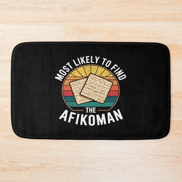 Item preview, Most Likely To Find The Afikoman Funny Passover Jewish Matzo  designed and sold by InspiredFoul.