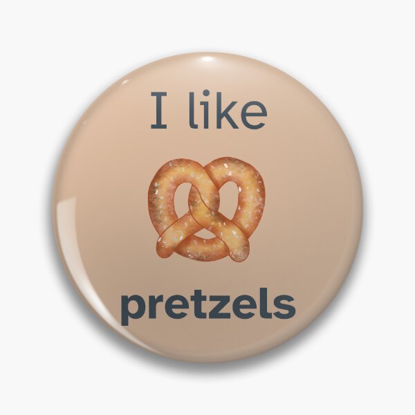 Item preview, I Like Pretzels designed and sold by Little Paper Palace.