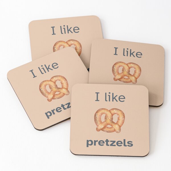 Item preview, I Like Pretzels designed and sold by Little Paper Palace.