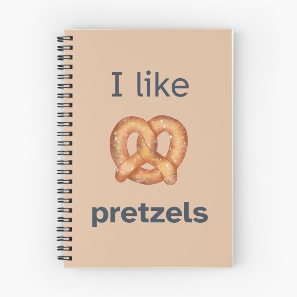 Item preview, I Like Pretzels designed and sold by Little Paper Palace.