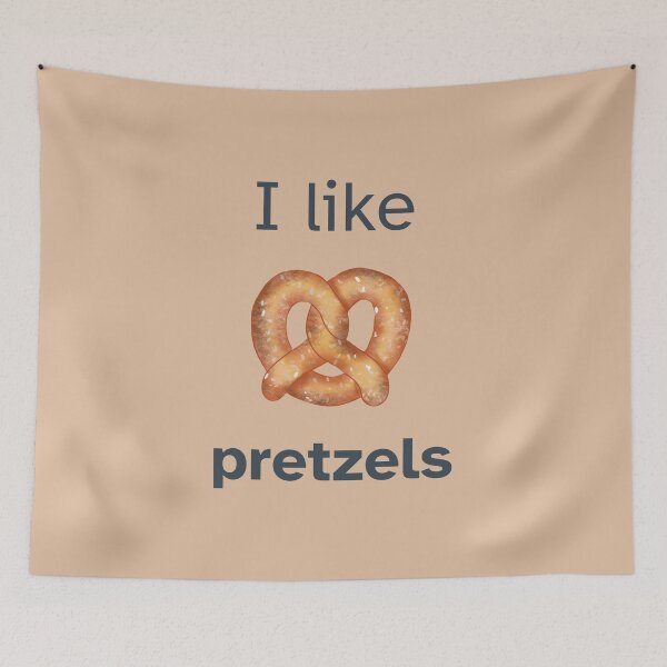 Item preview, I Like Pretzels designed and sold by Little Paper Palace.