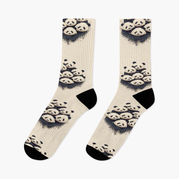 Item preview, Minimalist Illustrated Panda with Clean Lines designed and sold by mari0n980.