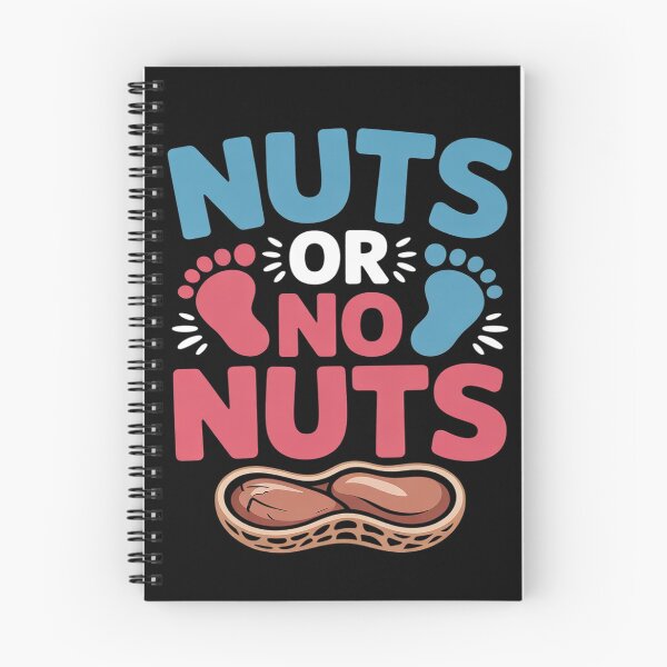Item preview, Nuts Or No Nuts Gender Reveal Team Boy Girl Baby Shower  designed and sold by InspiredFoul.