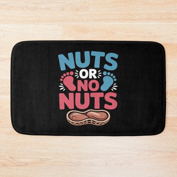 Item preview, Nuts Or No Nuts Gender Reveal Team Boy Girl Baby Shower  designed and sold by InspiredFoul.