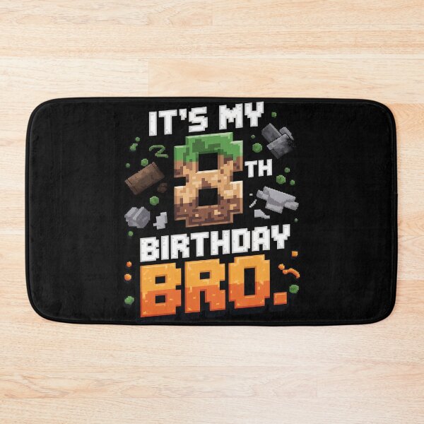 Item preview, Birthday Boy It's My 8th Birthday Gamer Pixel Number 8  designed and sold by MarryIsMonth.