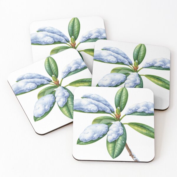 Item preview, Snowy Philodendron Leaves Watercolor designed and sold by Litely.