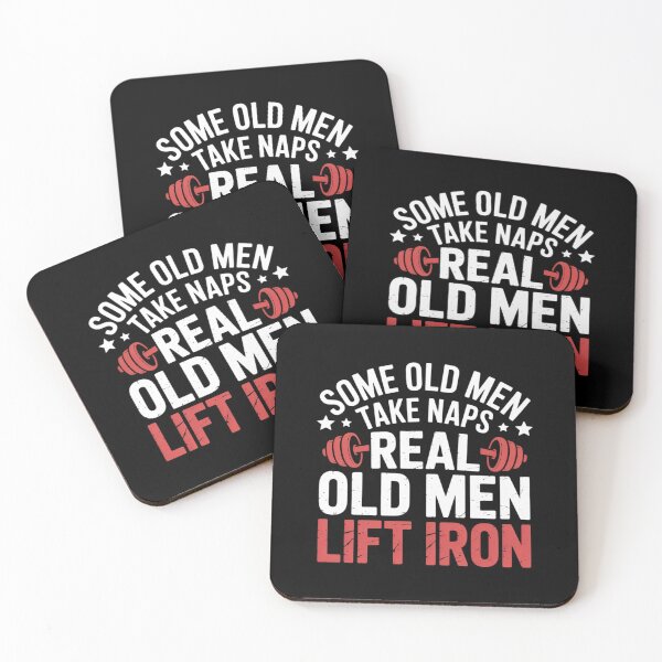 Item preview, Old Men Gag Workout Gym Fitness Exercise Weightlifting Dad  designed and sold by VerseFarm.