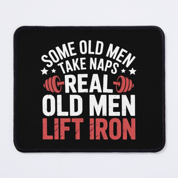 Item preview, Old Men Gag Workout Gym Fitness Exercise Weightlifting Dad designed and sold by VerseFarm.