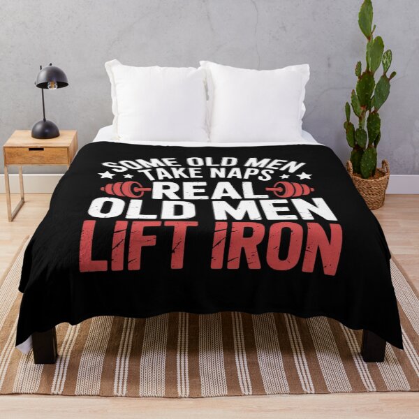 Item preview, Old Men Gag Workout Gym Fitness Exercise Weightlifting Dad  designed and sold by VerseFarm.