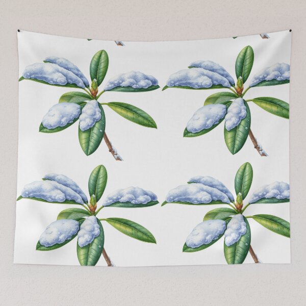 Item preview, Snowy Philodendron Leaves Watercolor designed and sold by Litely.