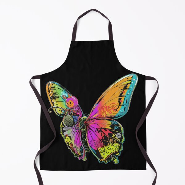 Item preview, Neon Street Butterfly Rider – Pop Art Graffiti Fantasy designed and sold by PLUSHIWORLDtm.