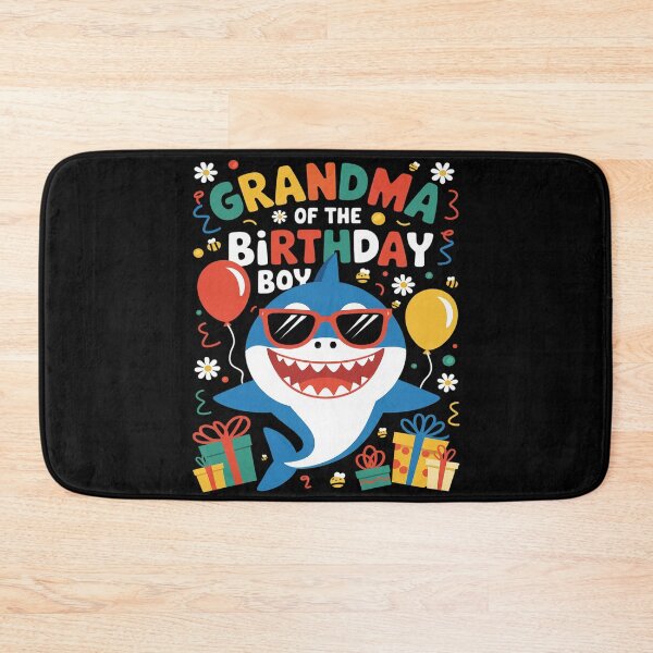 Item preview, Grandma of the Birthday Boy Family Matching Party Shark 23  designed and sold by FadeOfThrone.