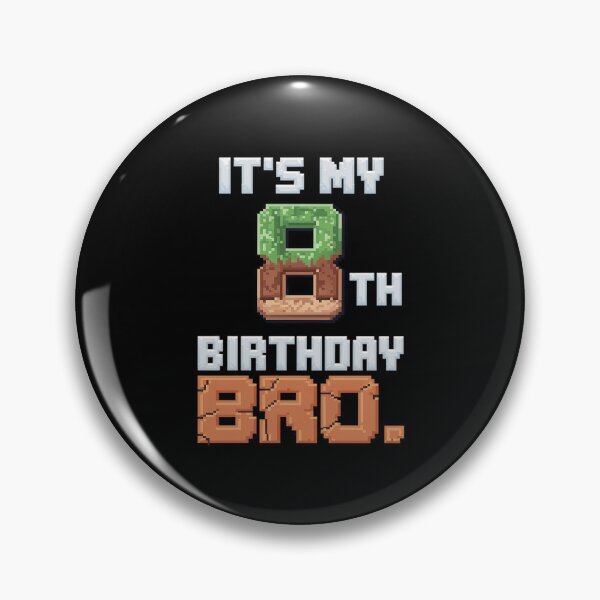 Item preview, Birthday Boy It's My 8th Birthday Video Game Pixel designed and sold by MarryIsMonth.