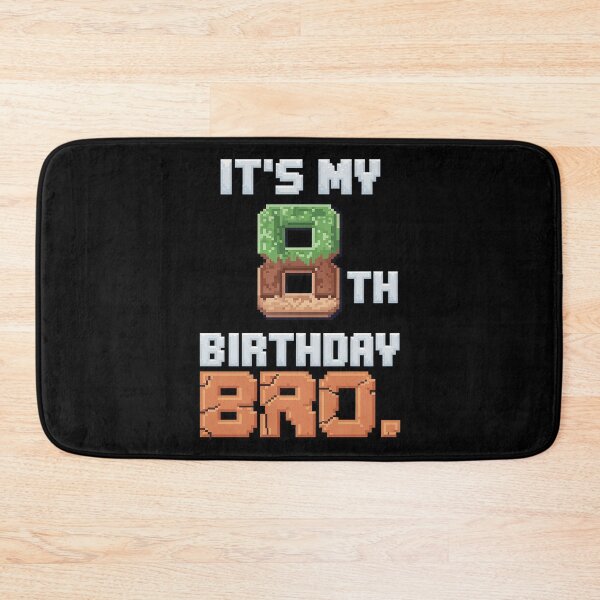 Item preview, Birthday Boy It's My 8th Birthday Video Game Pixel designed and sold by MarryIsMonth.