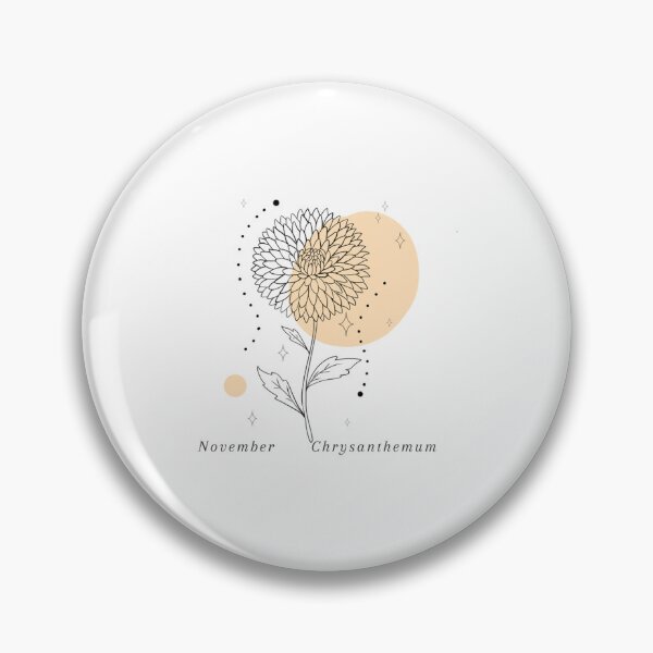 Item preview, Minimalist Boho November Birth Flower Chrysanthemu designed and sold by Oleksandrshopp.