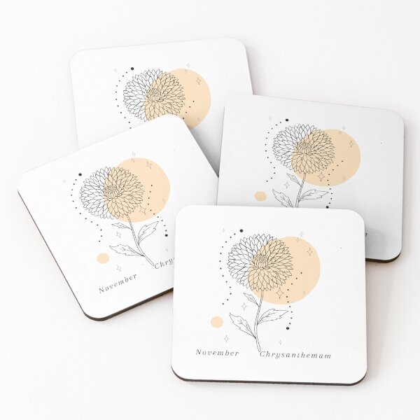 Artikelvorschau, Minimalistischer Boho-Stil, Geburtsblume für November: Chrysantheme entworfen und verkauft von Oleksandrshopp.