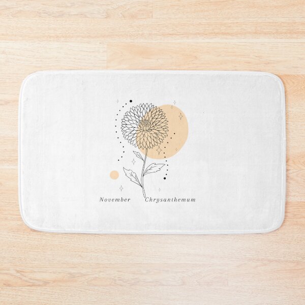 Item preview, Minimalist Boho November Birth Flower Chrysanthemu designed and sold by Oleksandrshopp.
