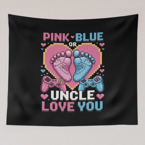 Item preview, Parents Pink Or Blue Uncle Love You Baby Gender Reveal  designed and sold by InspiredFoul.