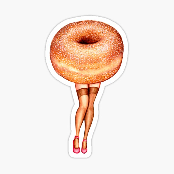 Item preview, Donut Pin-Up designed and sold by Kelly  Gilleran.