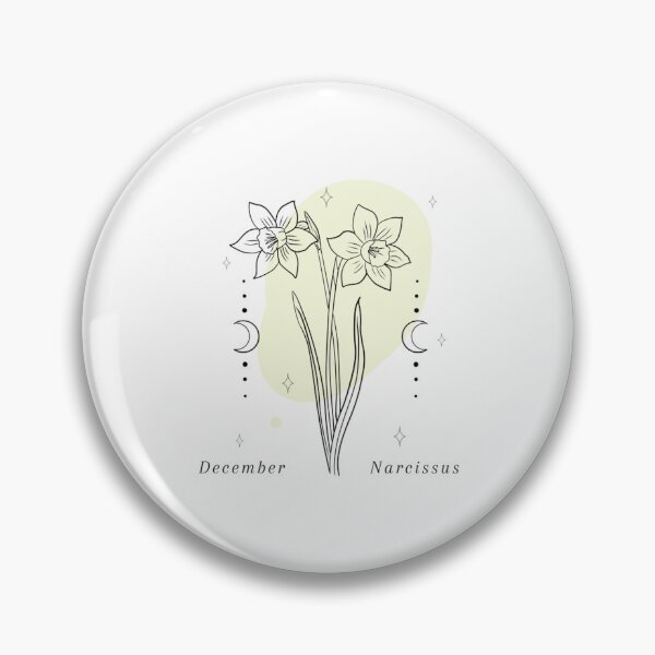 Item preview, Minimalist Boho December Birth Flower Narcissus Li designed and sold by Oleksandrshopp.