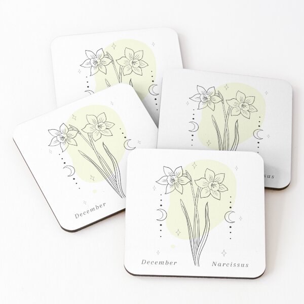 Item preview, Minimalist Boho December Birth Flower Narcissus Li designed and sold by Oleksandrshopp.