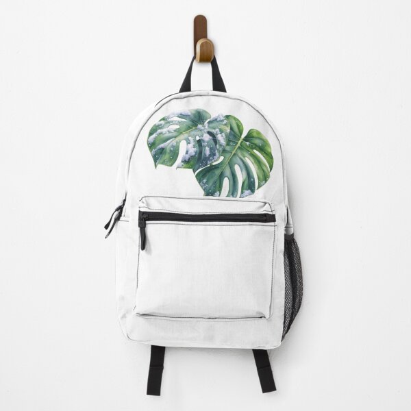 Item preview, Snowy Monstera Leaves Watercolor designed and sold by Litely.