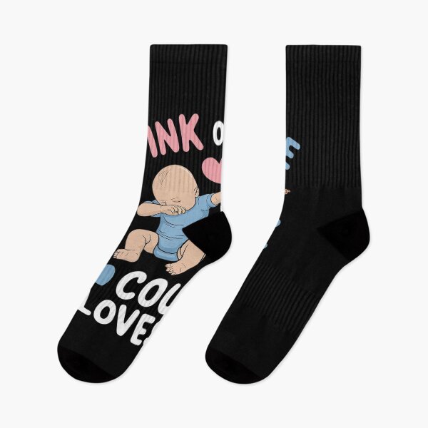 Item preview, Pink Or Blue Cousin Loves You Black Baby Gender Reveal Party designed and sold by InspiredFoul.